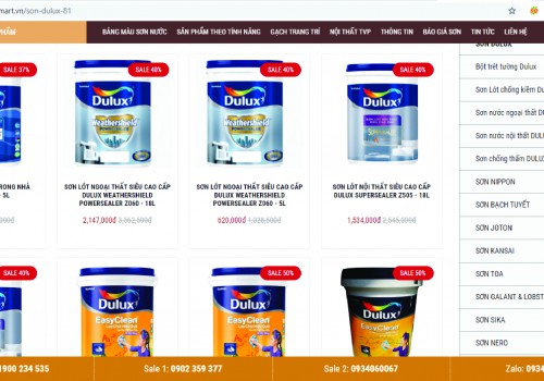 Bảng giá sơn Dulux 2020