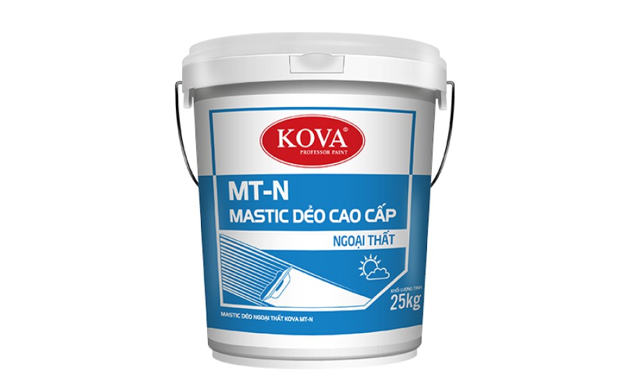 Mastic dẻo ngoài trời Kova MT-N - thùng 25Kg