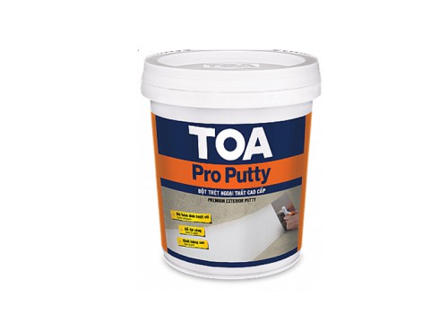 Bột trét tường ngoại thất cao cấp TOA PRO PUTTY - 25Kg