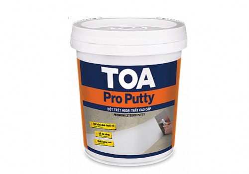 Bột trét tường ngoại thất cao cấp TOA PRO PUTTY - 25Kg