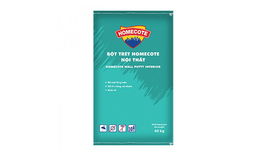 Bột trét nội thất cao cấp TOA HOMECOTE - 40kg 